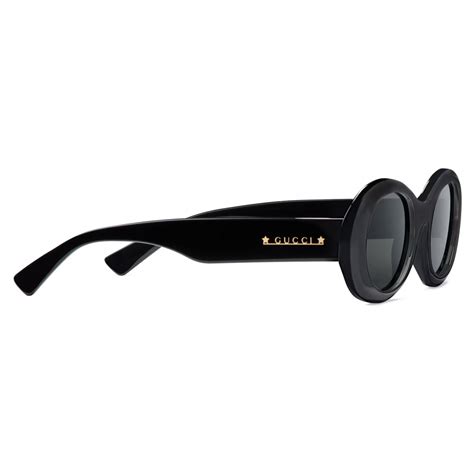 taglia occhiali gucci gg 0852s|Occhiali da sole ovali in nero .